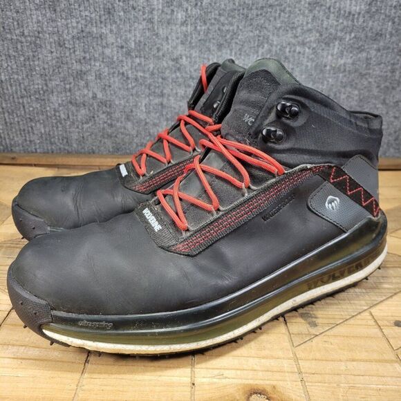 Wolverine Conquer Ultraspring Hiking Boots Men's Mid Black Waterproof - US 13M - Picture 2 of 11